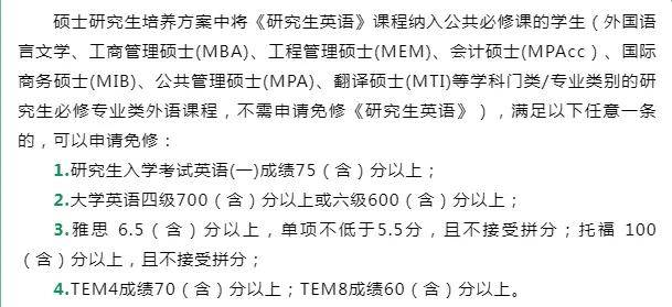 逻科斯考研：过四六级可免修英语？这些高校有规定！