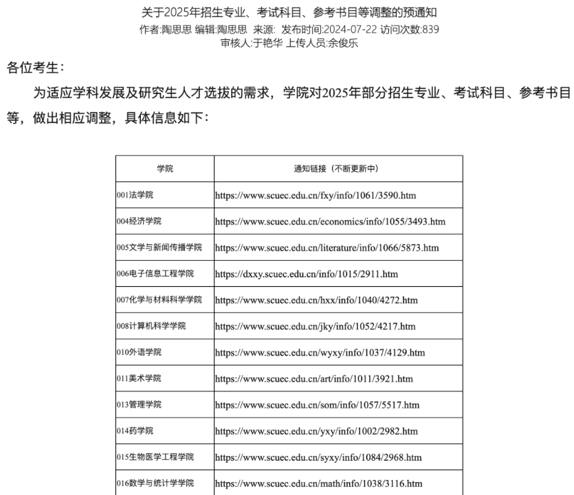逻科斯考研：关于2025考研初试调整通知