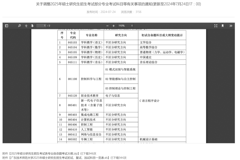 逻科斯考研：关于2025考研初试调整通知
