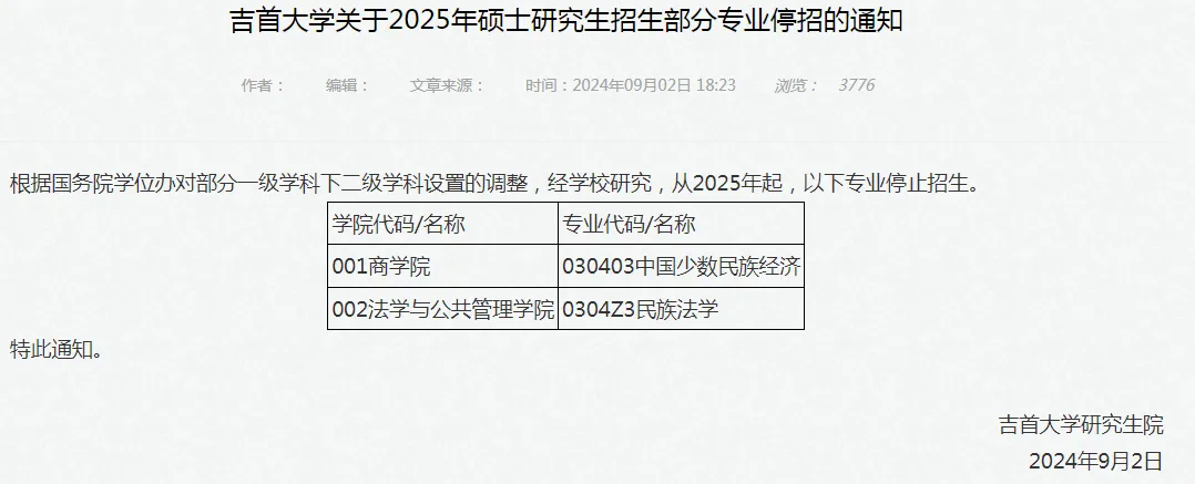 逻科斯考研：25考试时间缩短！这20所院校专业停止招生！