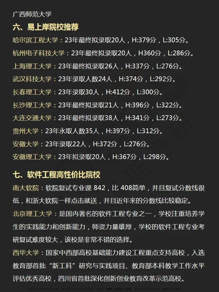 逻科斯考研：26🔥软件工程考研👩‍🎓好上岸➕高性价比院校