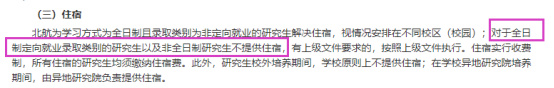 逻科斯考研：全日制研究生也不提供宿舍！